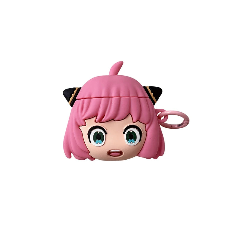 Anya Case for Apple Airpods 4 3 2 1 Gen Protective Cover for AirPods Pro 2nd 1st Generation Pro2 Anime Comics