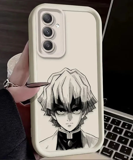Anime A-Agatsuma Z-Zenitsu Phone Case For Samsung Galaxy A14 A15 5G S21 S22 S23 S24 S25 5G FE Plus Ultra A25 A35 A52 A53 A54 A55