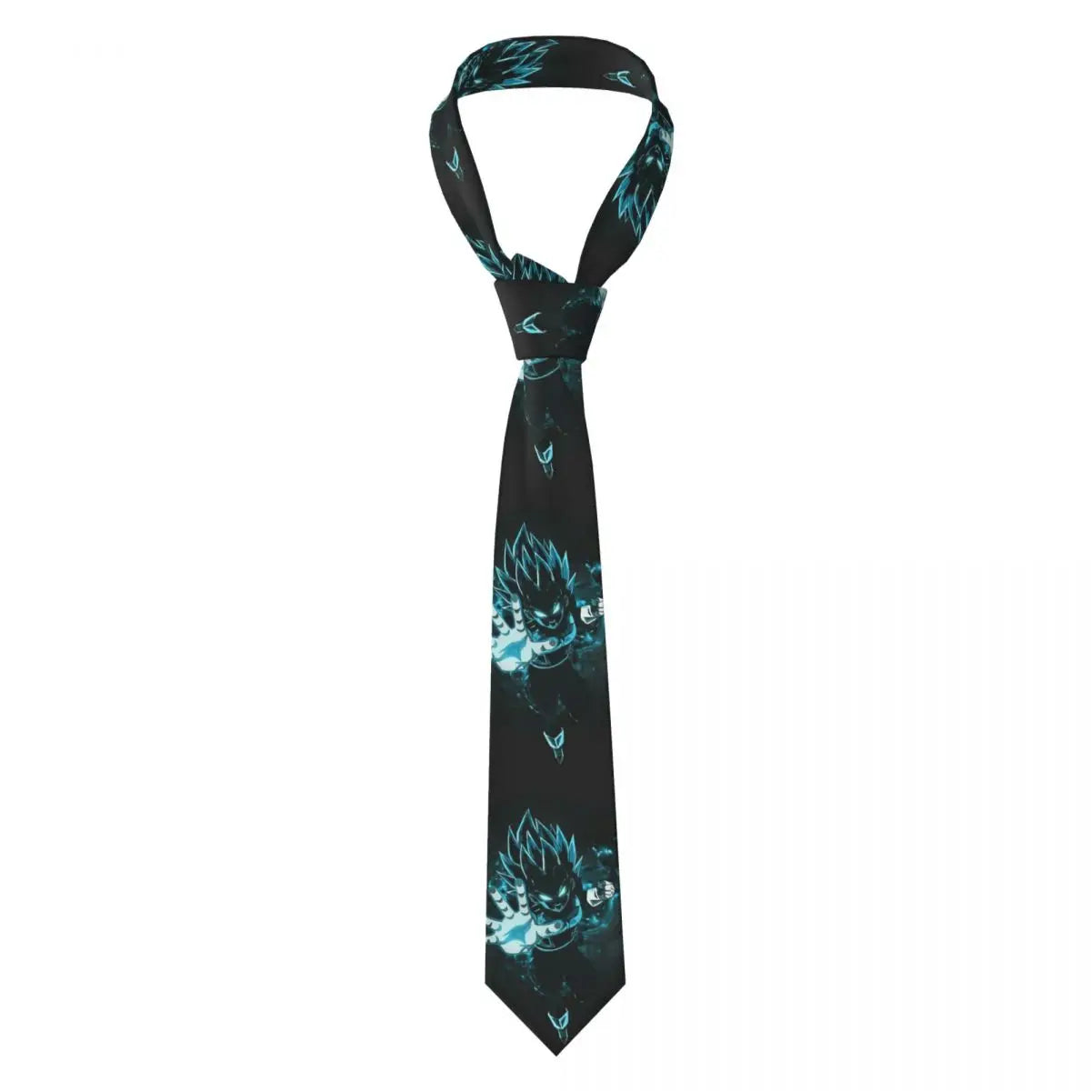Vegeta Royal Saiyan Symbol Necktie – Dragon Ball Z Slim 8cm Unisex Tie