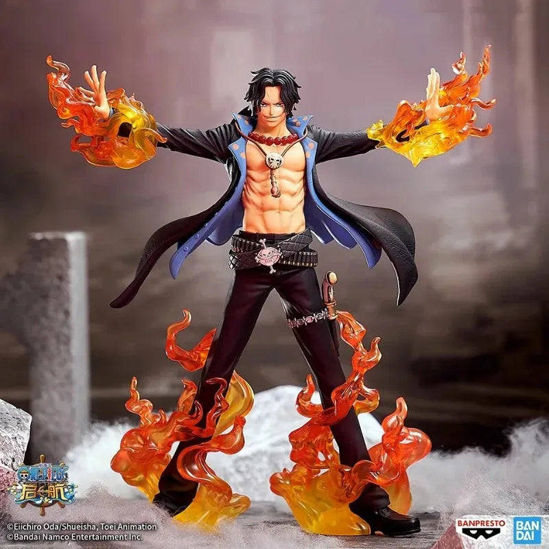 Banpresto One Piece DXF Portgas D. Ace 18cm Anime Figure Collectible