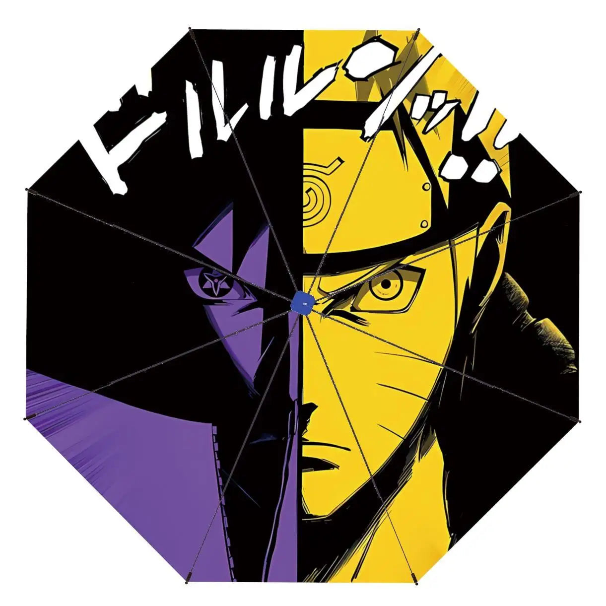 Naruto Umbrella Anime Personality Creative Fashion Sunscreen Student Fully Automatic Folding Umbrella Birthday Gift