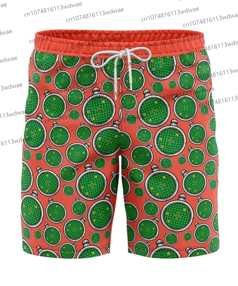 Dragon Ball Z Goku Anime Swim Shorts – Men’s Summer Beachwear