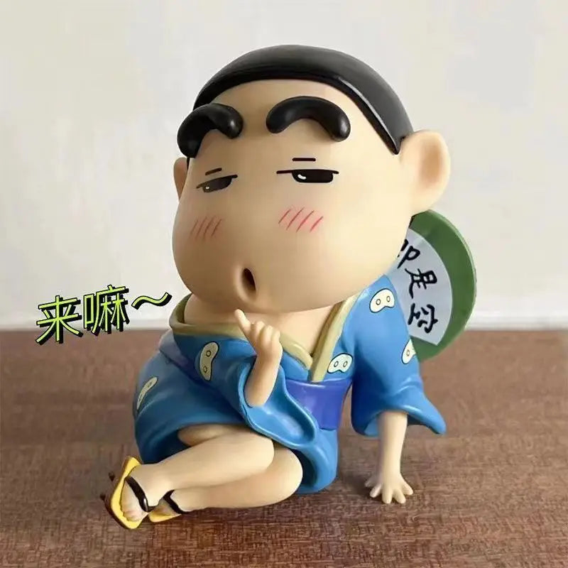 Crayon Shin chan Cute Joke Anime Office Desktop Car Creative Cute Bedroom Decoration Doll Handmade Birthday Gift