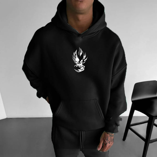 Dragon Ball Super Saiyan Hoodie — Oversized Print Pullover