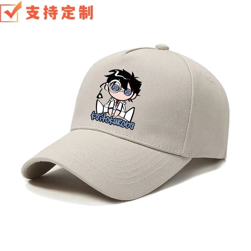 Detective Conan anime Kid the Phantom Thief sunshade baseball cap for men, outdoor casual duckbill hat, holiday gift.