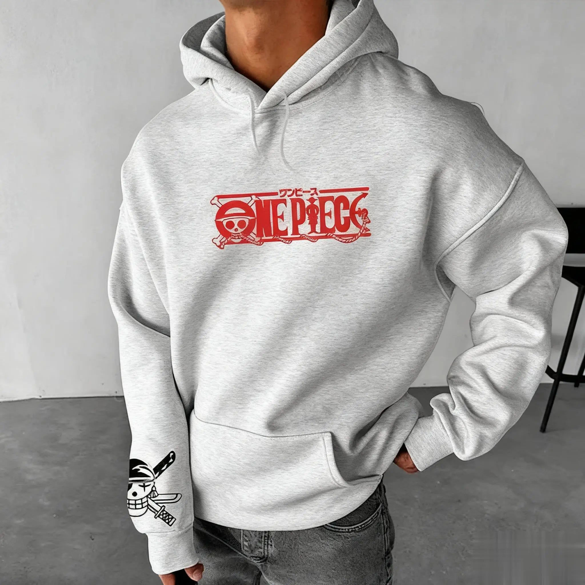 Anime One Piece Zoro Print Hoodie Men Women New Spring Autumn Casual Streetwear Cosplay Jacket Pullover Sweatshirt Fashion Tops