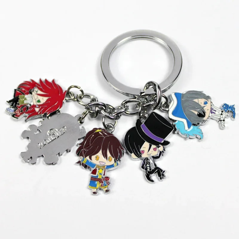 My Hero Academia Anime Metal Keychain With Midoriya Izuku Cosplay Accessories Colorful Pendant for Gift