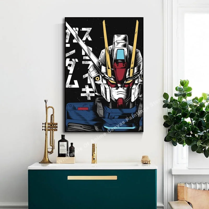 Gundam Mech Esports Room Decorative Poster