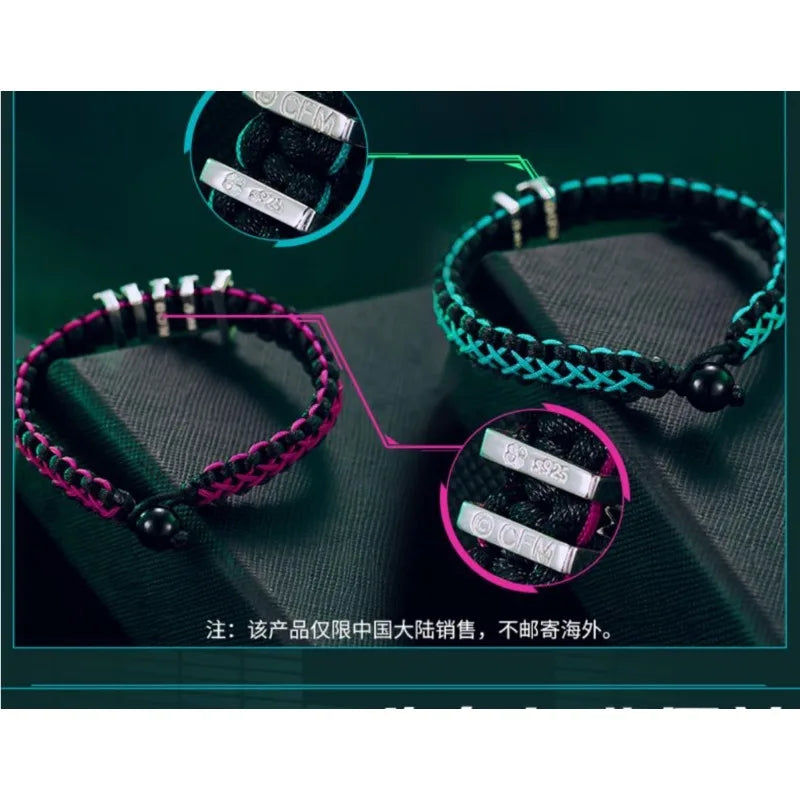 Hatsune Miku Anime Peripheral Cute Miku Lucky Stone Bracelet Creative Kawaii Girl Heart Bracelet Decoration Holiday Gift