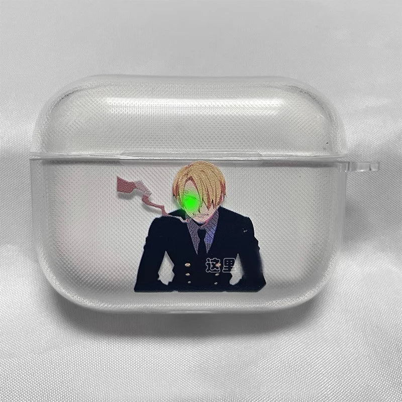 Anime Transparent TPU Case for Airpods Pro 2 1 3 Soft Silicone Cover Air Pods4 1/2/3Earphone Cover