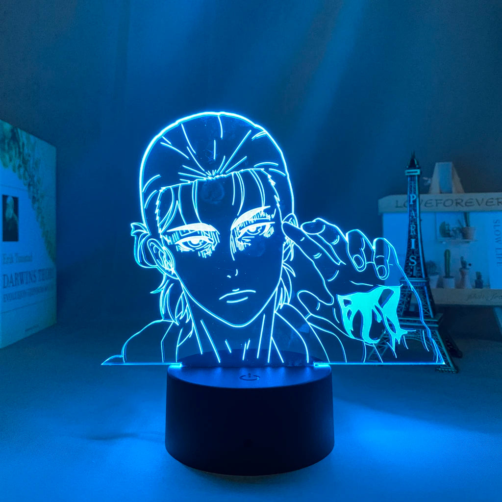 Anime 3D Lamp Attack on Titan Acrylic Luminous Stand Mikasa Ackerman Eren Yeager Action Figure For Kids Children Gifts