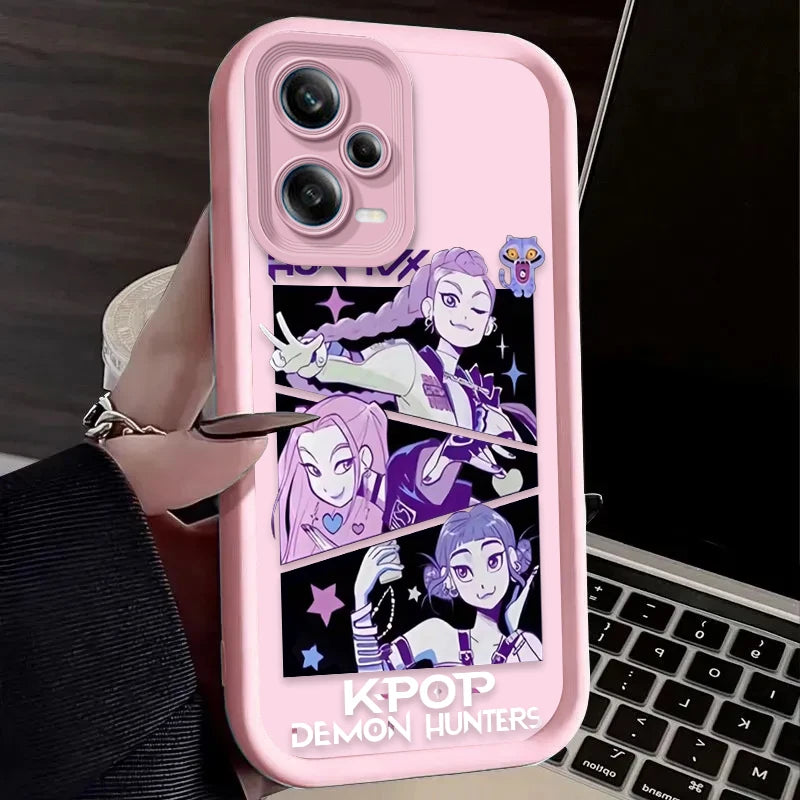 D-demon H-Hunters K-Kpop Case For Xiaomi Redmi Note 13 14 12 11 Pro Plus 5G 14S 12S 11S 10S 10 9 Redmi 14C 13C 12C 12 4G Cover