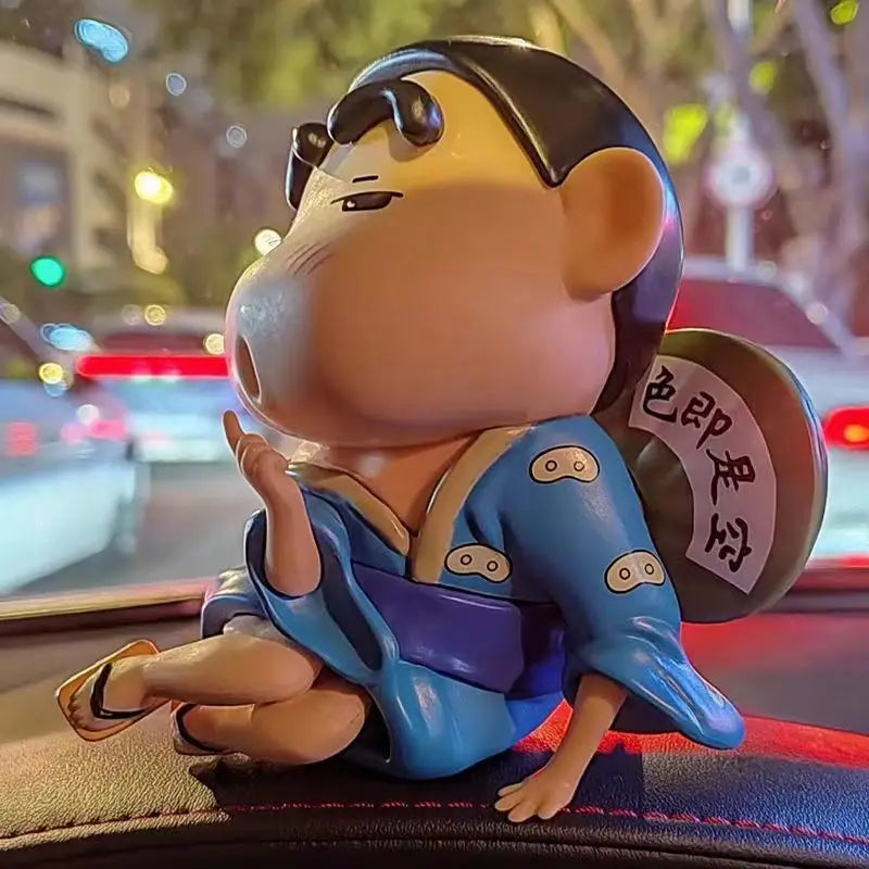 Crayon Shin chan Cute Joke Anime Office Desktop Car Creative Cute Bedroom Decoration Doll Handmade Birthday Gift