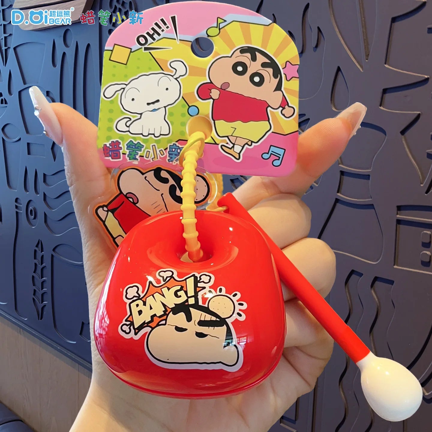 Crayon Shin-chan Keychain Anime Doll Pendant Keyrings for Men Women Phone Bag Hanging Jewelry Decoration Car Key Ring