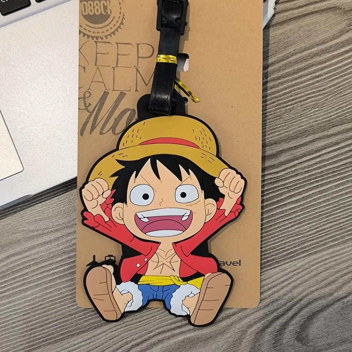 Anime One Piece Boarding Check in Hang Tag Accessories Joba Lu Fei Suolong Luggage Tag Cute Creativity