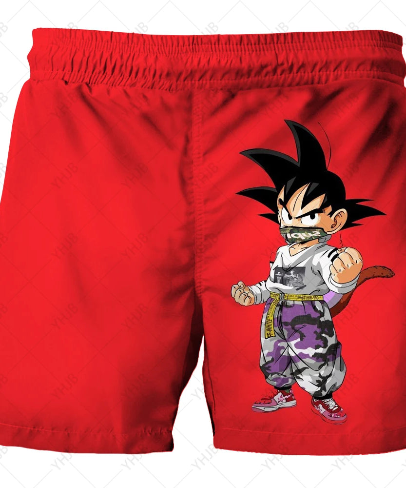 Dragon Ball Z Quick-Dry Swim Shorts – Cool Summer Beachwear
