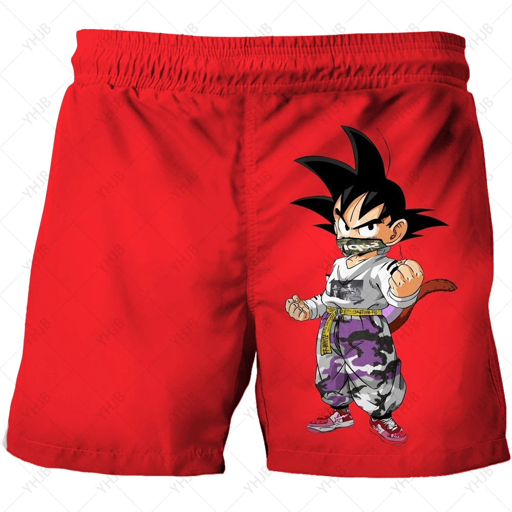 Dragon Ball Z Quick-Dry Swim Shorts – Cool Summer Beachwear