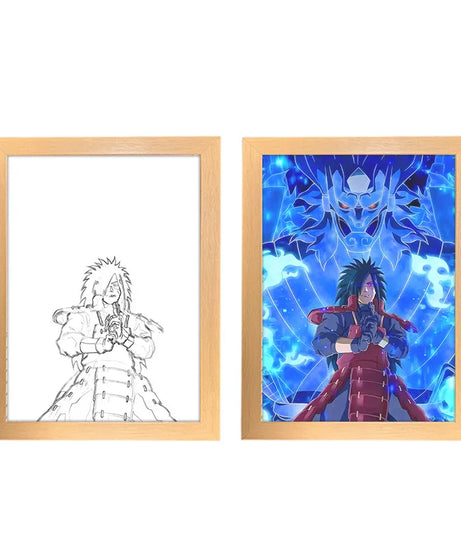 Naruto Anime Photo Frame Night Light Box
