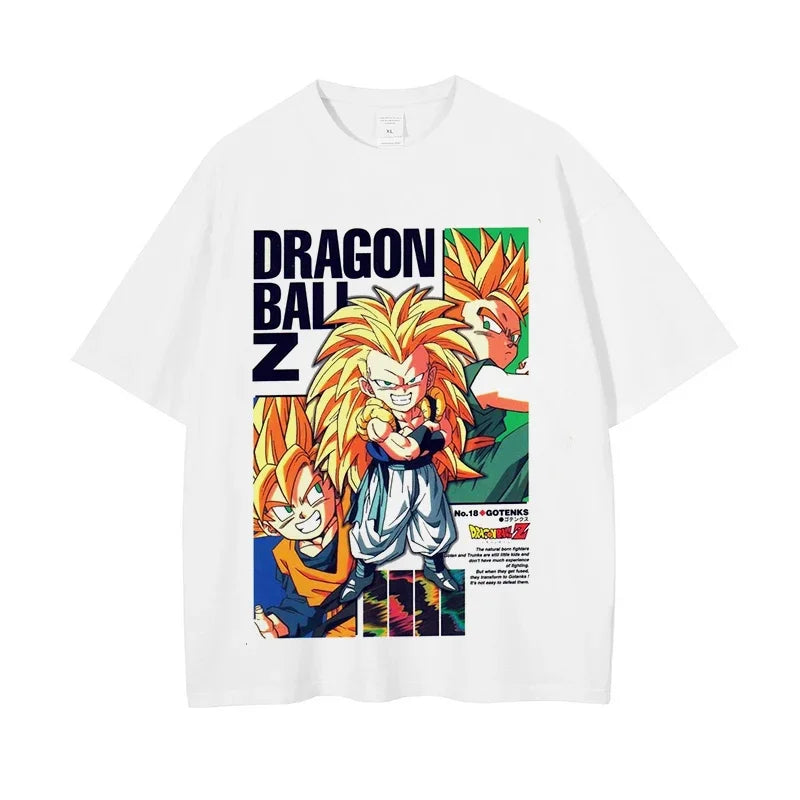 Dragon Ball Z Streetwear T-Shirt – Anime Graphic Cotton Tee