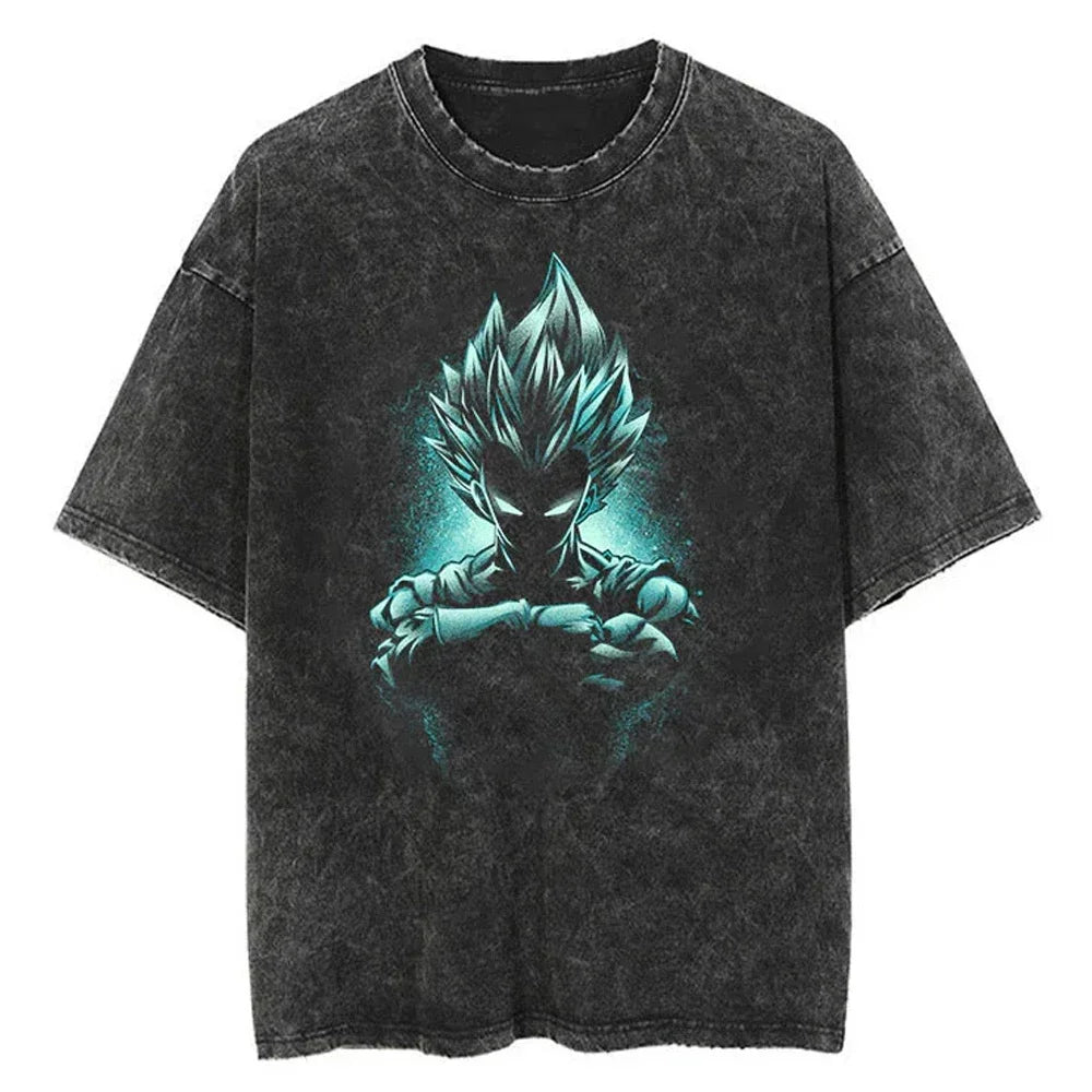 Dragon Ball Oversized Vintage T-Shirt – Streetwear Cotton Tee