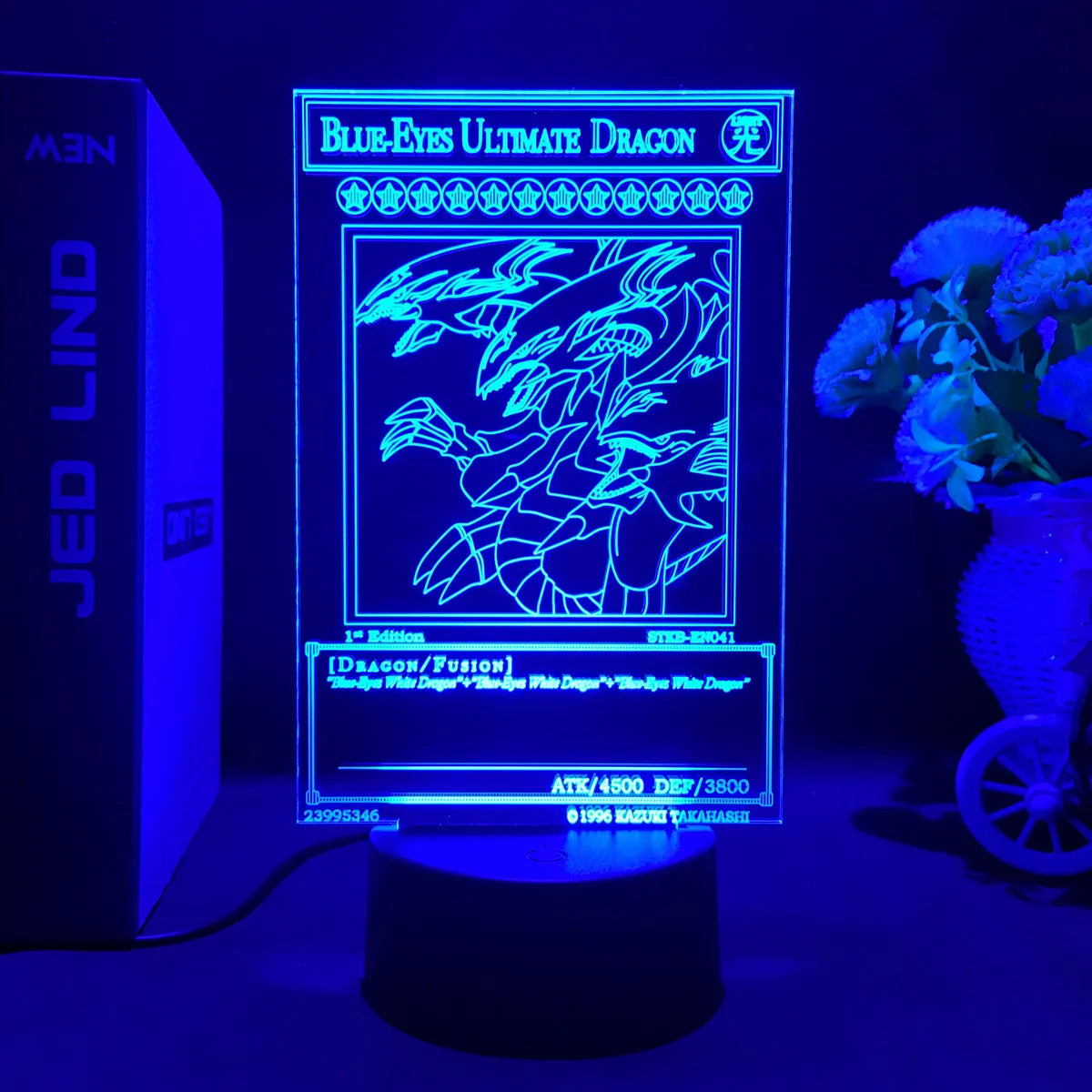 Anime Action Figure Led Night Light Manga Yu Gi Oh Dark Magician Girl for Kid Bedroom Decor Lamp Kawaii Room Decor Light