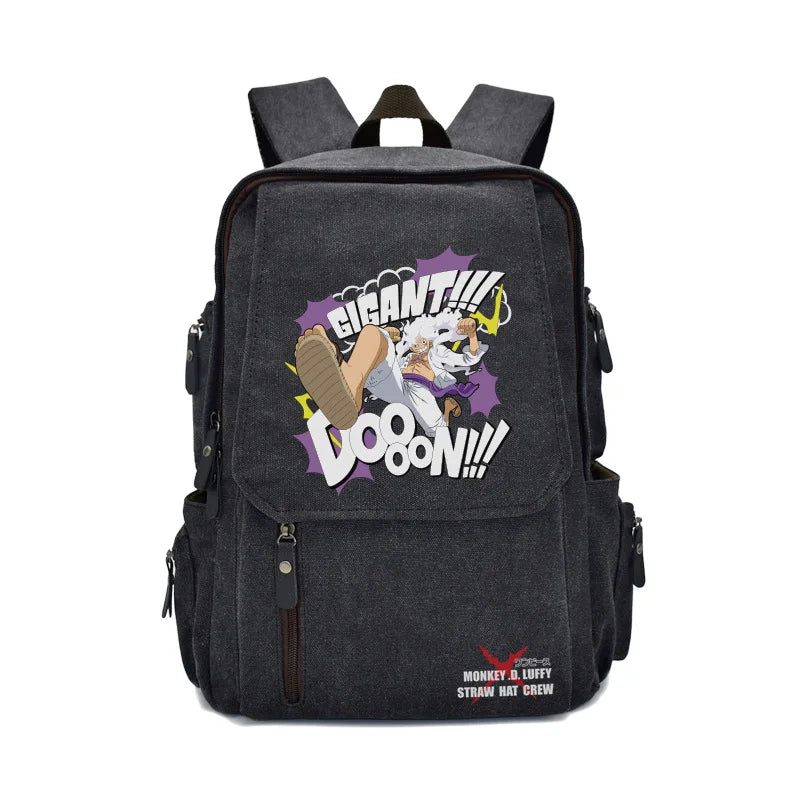 Anima One Piece Peripherals Luffy Ace Premium New Rucksack School Bag Trendy Large Capacity Backpack Bag Birthday Fan Gift