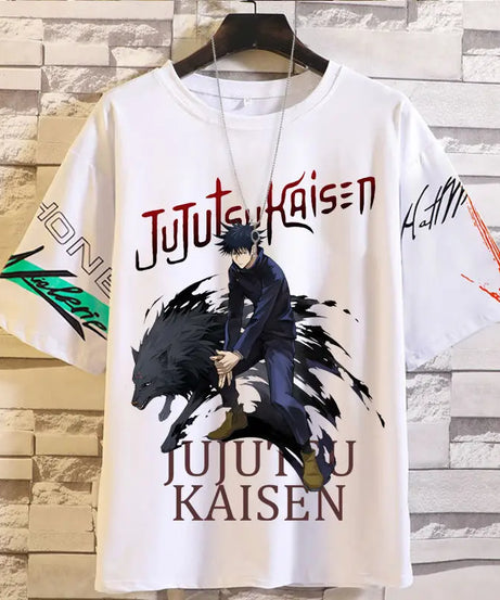 Anime Summer Jujutsu Kaisen T-Shirt Gojo Satoru Clothes Men and Women Fashion T Shirts Short Sleeves Casual Tops birthday gifts