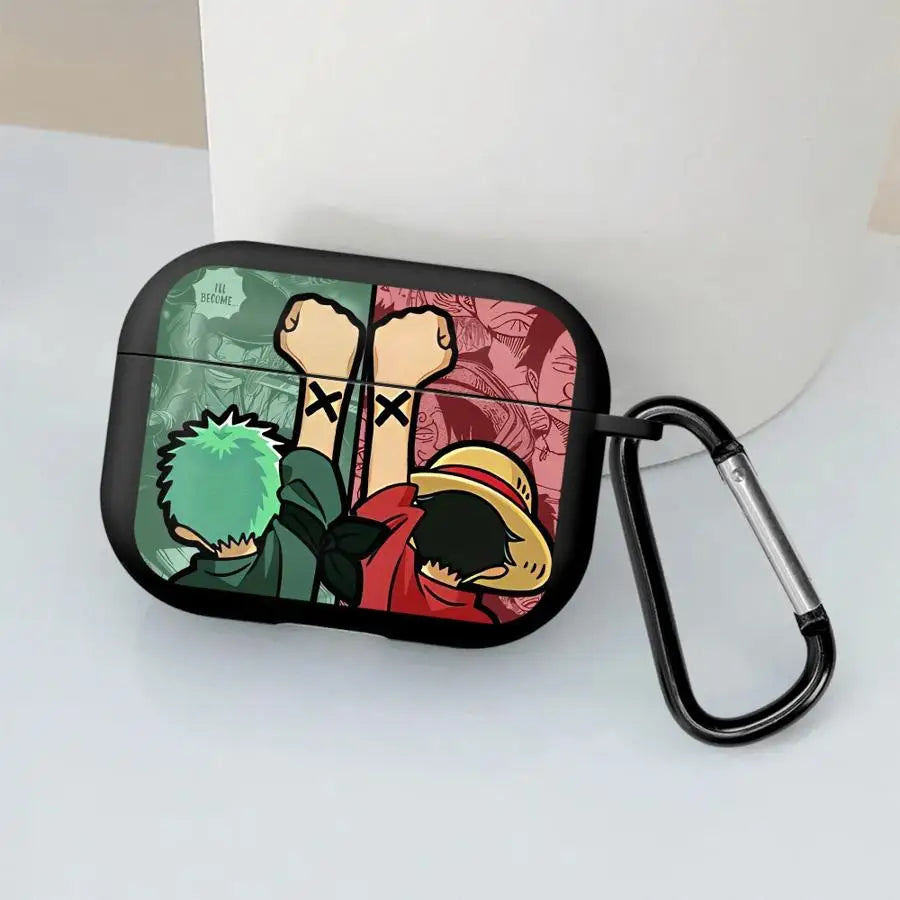 Anime OneS P-ieceS Earphone Cases Cover Case For Airpods 3 4 1 Pro Pro3 2 Pro2