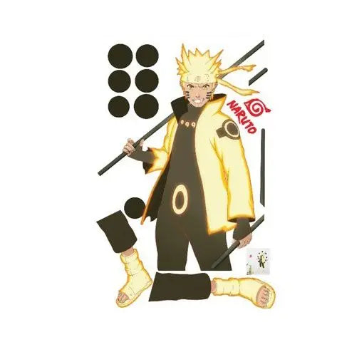 Naruto Wall Stickers, Personalized 3D Three-dimensional Adhesive Wall Stickers, Waterproof Glass Stickers, Decorative Paintings