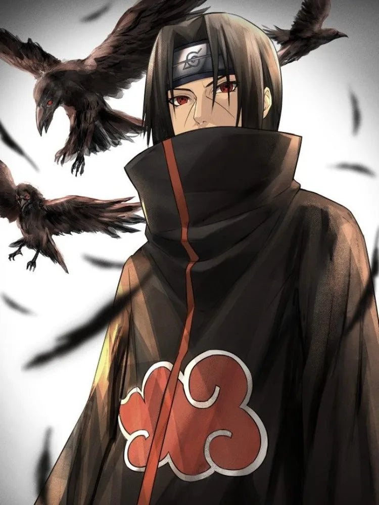 Uchiha Itachi New Diamond Painting Mosaic Naruto Cartoon Art Cross Stitch Embroidery Rhinestones Home Decor Children's Gift