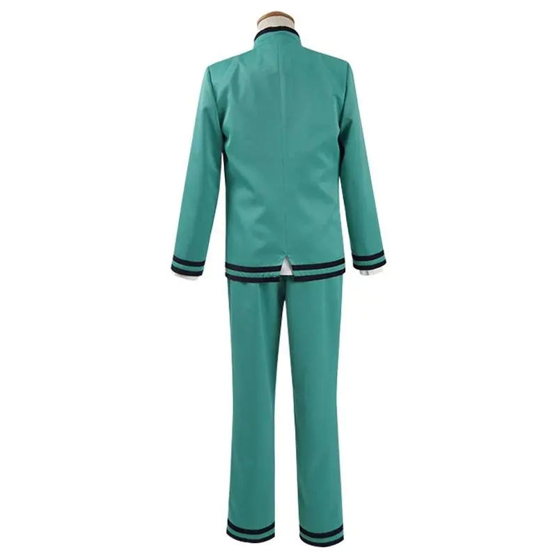 Saiki Kusuo Cosplay Set - Wig, Kostum, dan Aksesoris