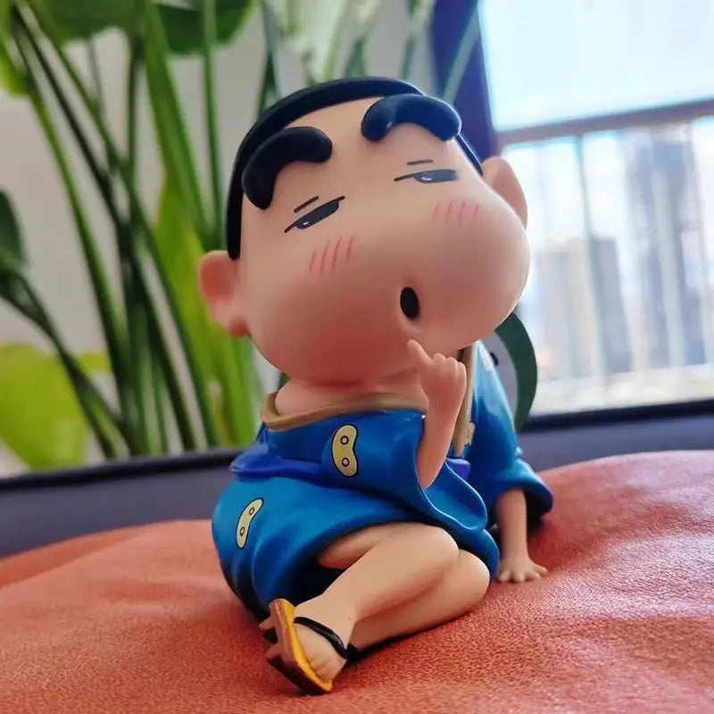 Crayon Shin chan Cute Joke Anime Office Desktop Car Creative Cute Bedroom Decoration Doll Handmade Birthday Gift