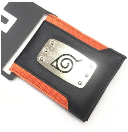 Naruto & Kakashi Foldable PU Leather Wallet – Anime Cartoon Coin Purse & Gift