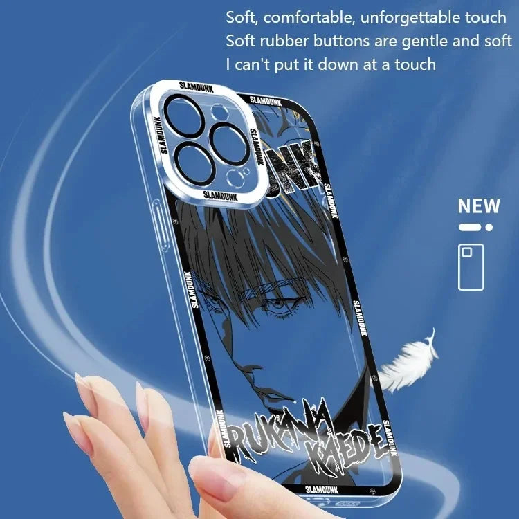 Anime Cool Slam Dunk Case For Xiaomi 13T 12T 11T 10T 14 13 12 11 Lite 5G NE POCO F6 X6 Pro X3 NFC X5 X4 GT F3 F4 F5 M6 M5S C65