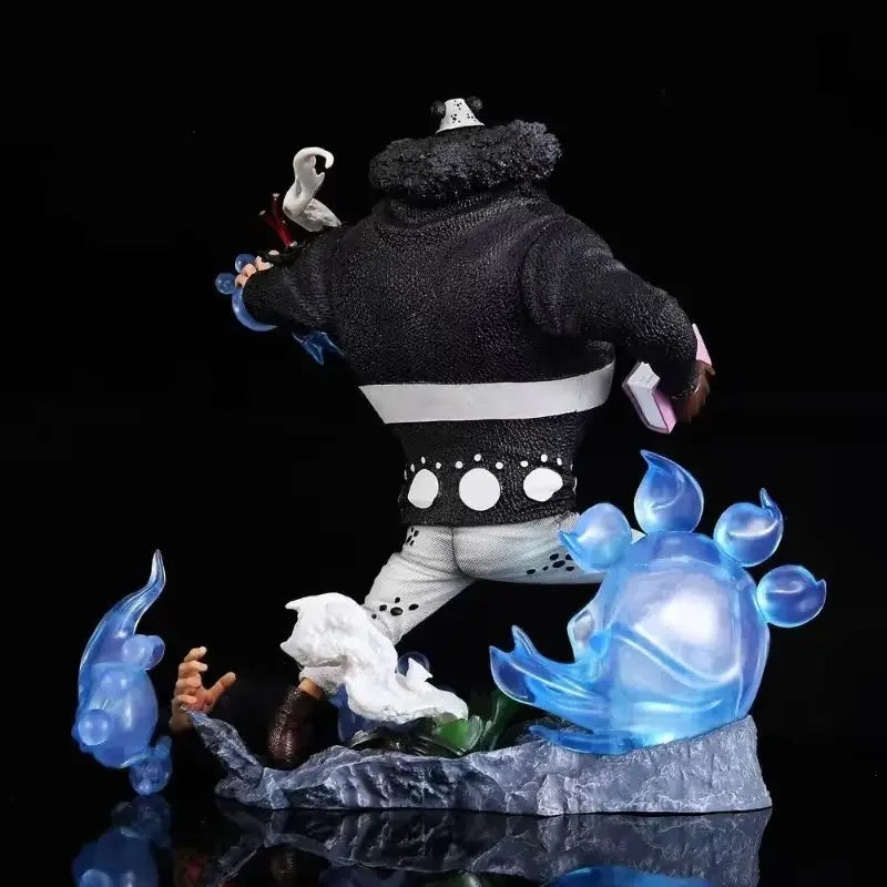 32cm One Piece Anime Figure Bartholemew Kuma Figurine 2 Hands With Light Statue Collection Decoration Ornaments Model Toys Gift
