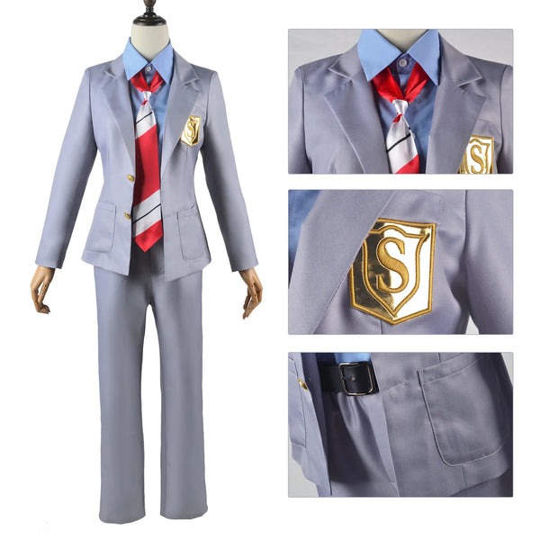Your Lie in April Kaori Miyazono Cosplay Costume — School Uniform & Wig