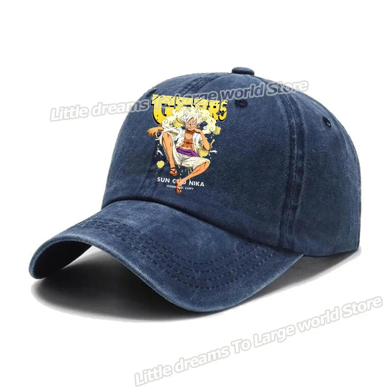 One Piece Baseball Cap Men Anime Printed Snapback Hat Adult Women Summer Sunshade Caps Unisex Hip Hop Casual Adjustable Hat Gift