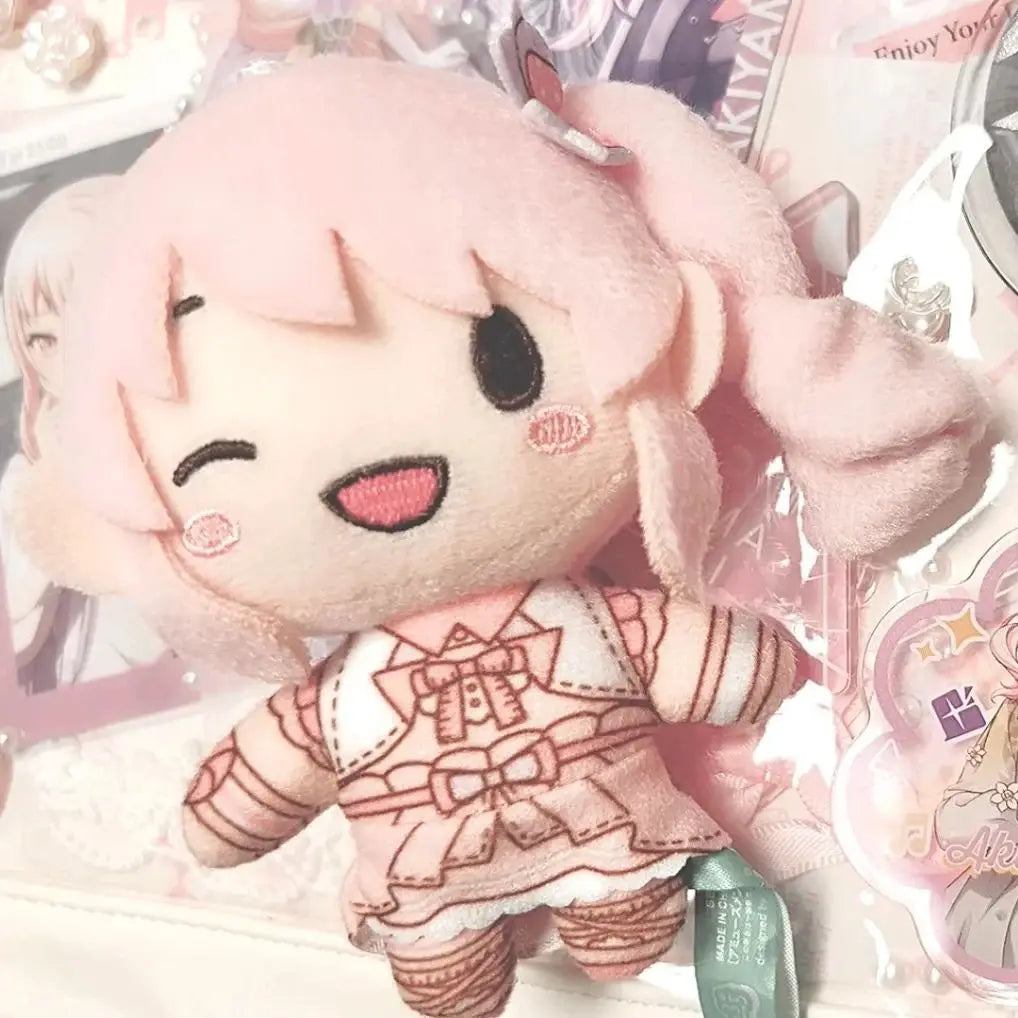 10cm Pjsk Plush Doll Toys Project Sekai Akiyama Mizuki Stuffed Plushies Keychain Yoisaki Kanade Pendant Backpack Bag Decor