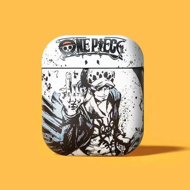 Anime One Piece Luffy Zoro Airpods Pro 2 Smart Cover Airpods 1/2/3 Protective Case for Iphone Bluetooth Earphones