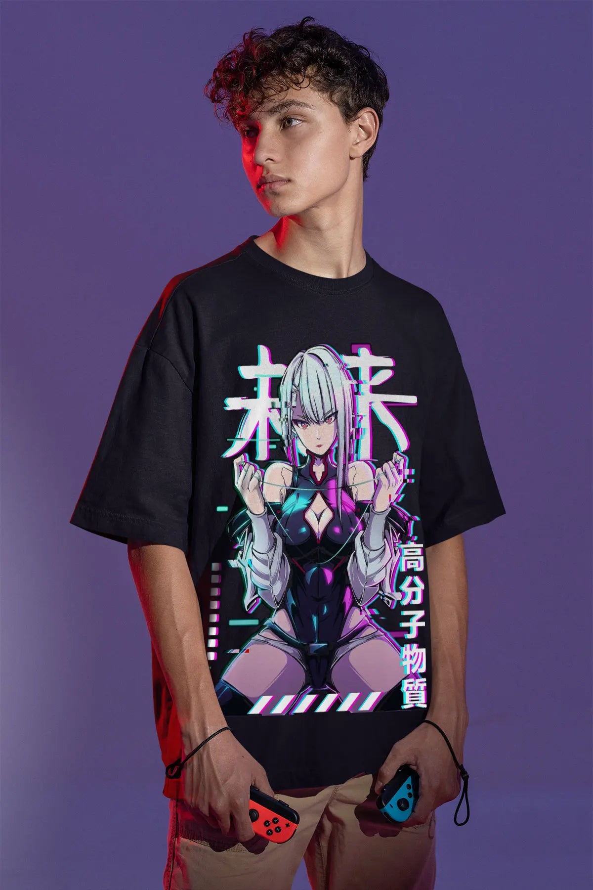 Lucy Cyber Edgerunners T-Shirt Anime Edge Runner Manga Gift Graphic Tee All Size