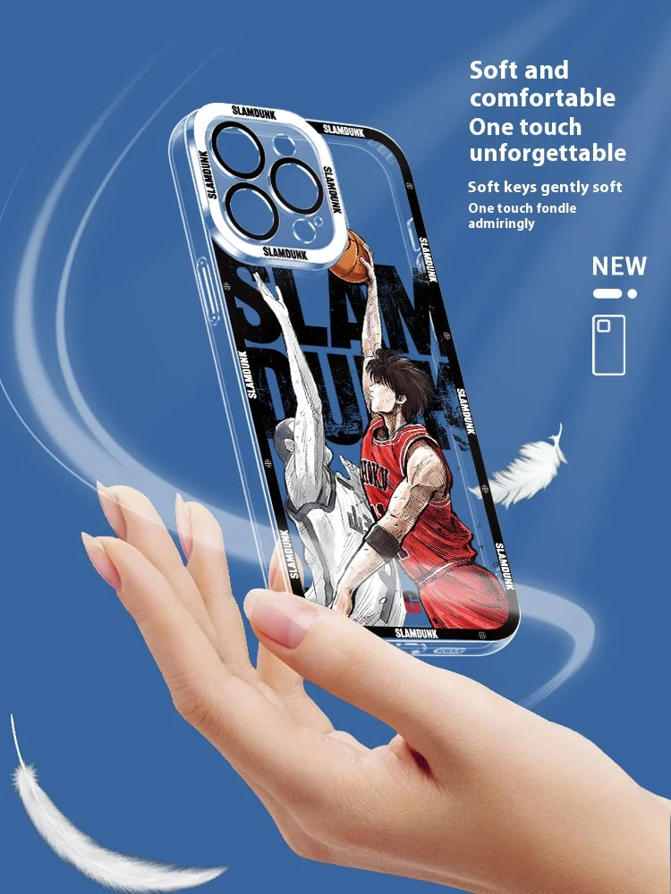Anime Cool Slam Dunk Case For Samsung Galaxy A54 A34 A24 A14 A13 A53 A33 A73 A23 A05 A05S A72 A52 A52S A32 A22 A12 A51 A71 Etui