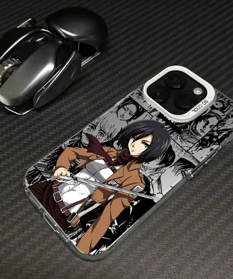 Hot Anime J-Jaegers M-Mikasas Phone Case For Samsung Galaxy A14 A15 5G S21 S22 S23 S24 5G FE Plus Ultra A25 A35 A52 A53 A54 A55