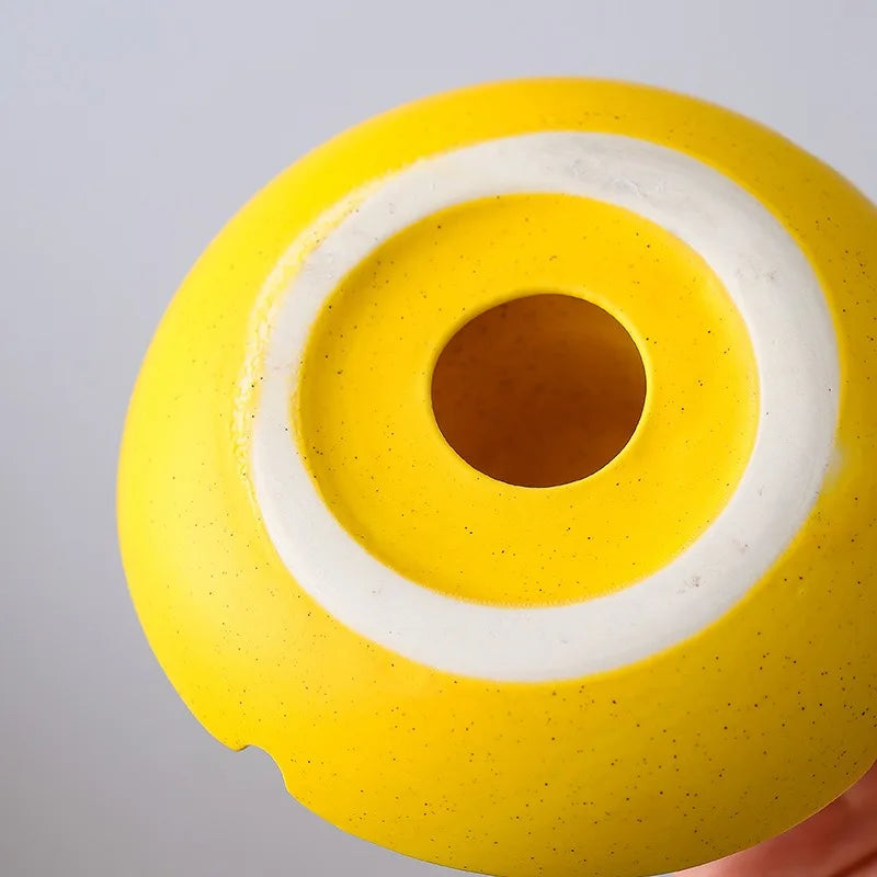 Creative cute One Piece Straw Hat Ceramic Ashtray Office Desktop Home Gaming Ashtray Personalized Gift for Boyfriend Decoratives