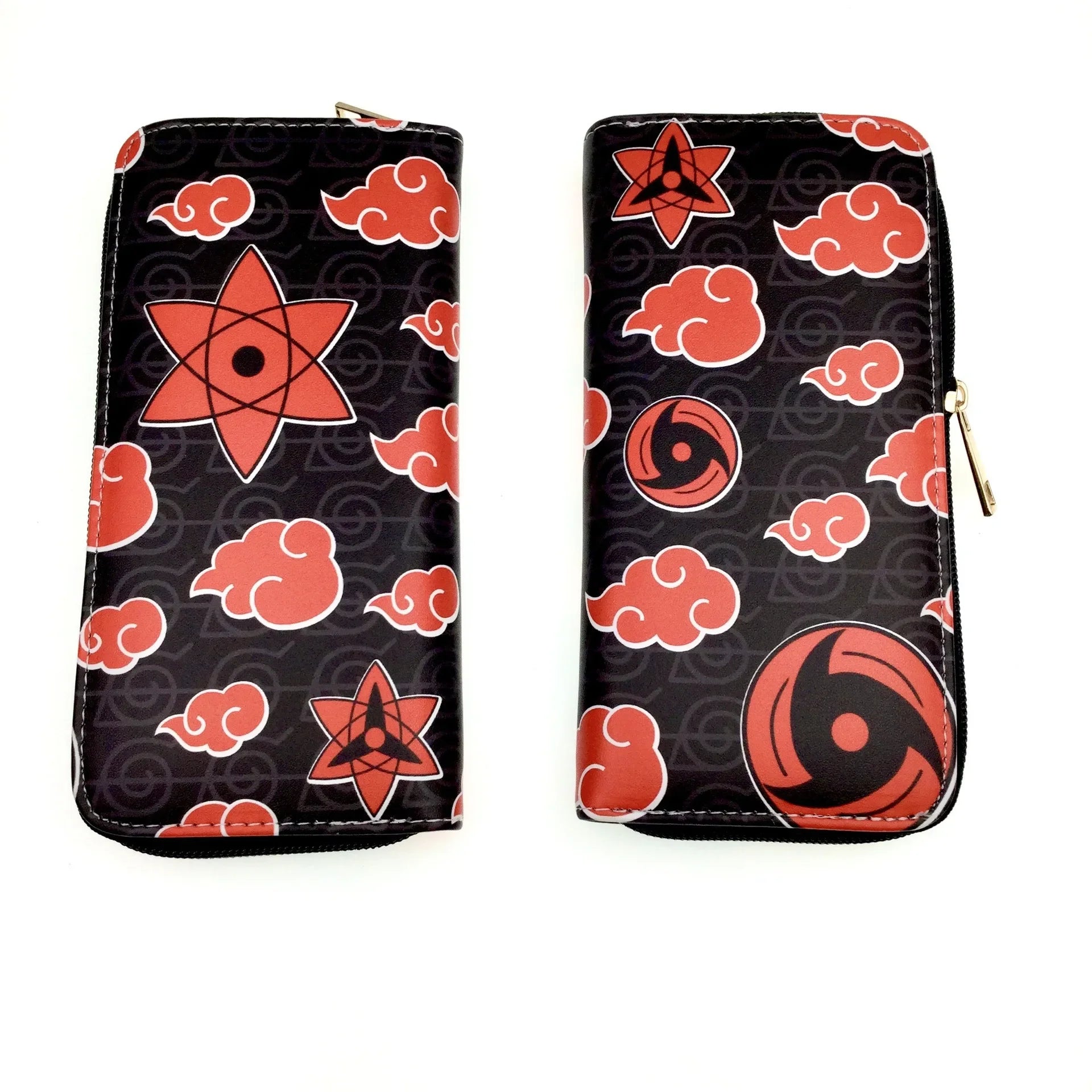 Naruto Sasuke Men Wallets Fashion Money Bag Zipper Coin Purse Female Purse Card Holder Multilayer Capacity Storage Bag Gift New