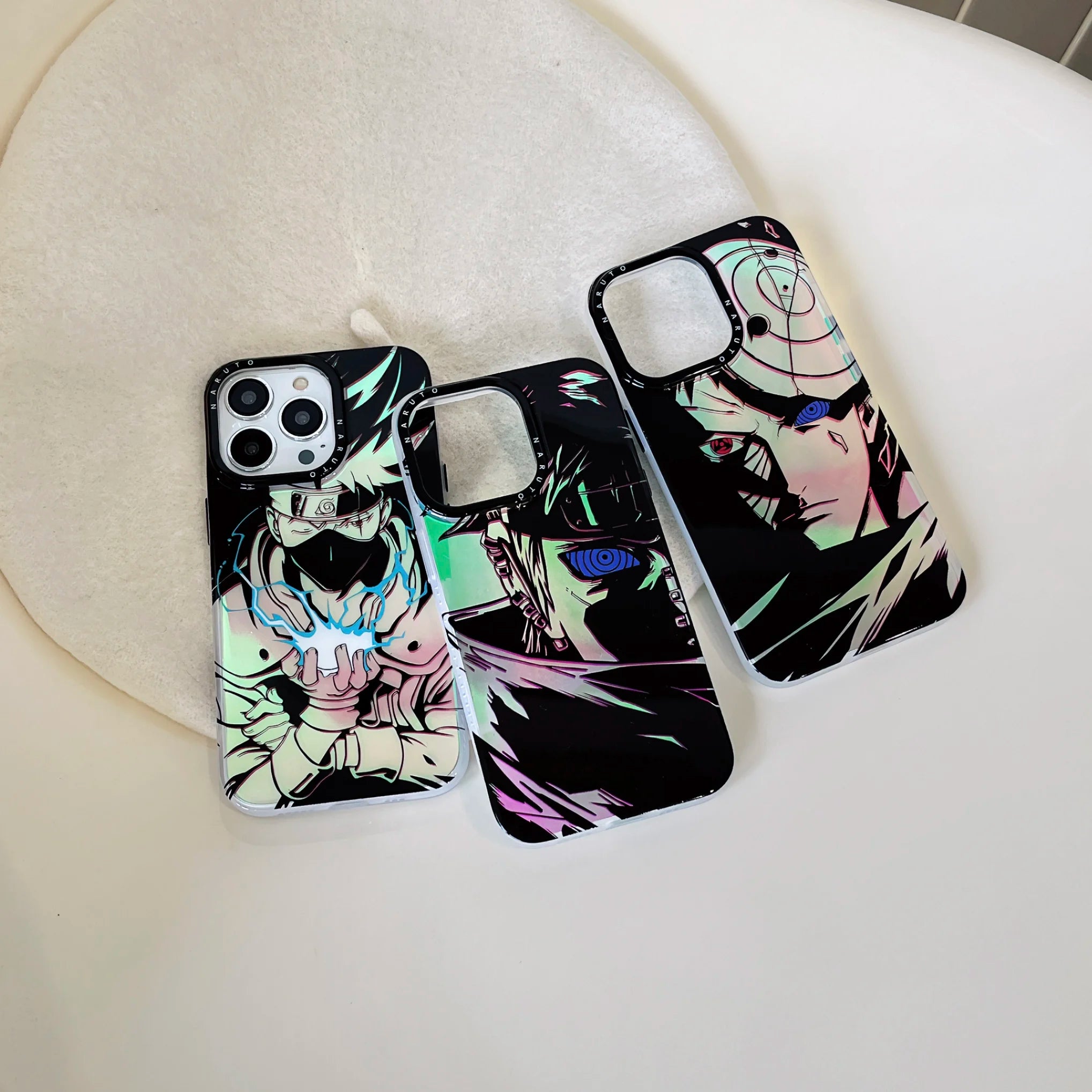 Metal Button Naruto Anime Case For Iphone 14 13 12 Pro Max 13pro 14 Pro Phone Case