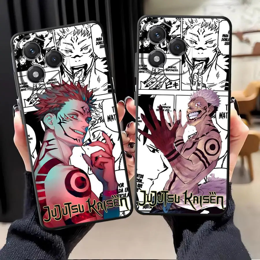 Soft Back Phone Cover Case for Honor X8 X9 X7 X7a X9c X9a 90 Lite 8X 70 Anime J-Jujutsu K-Kaisen