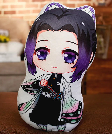 Tanjiro & Nezuko Plush Pillow – Demon Slayer Anime Cushion
