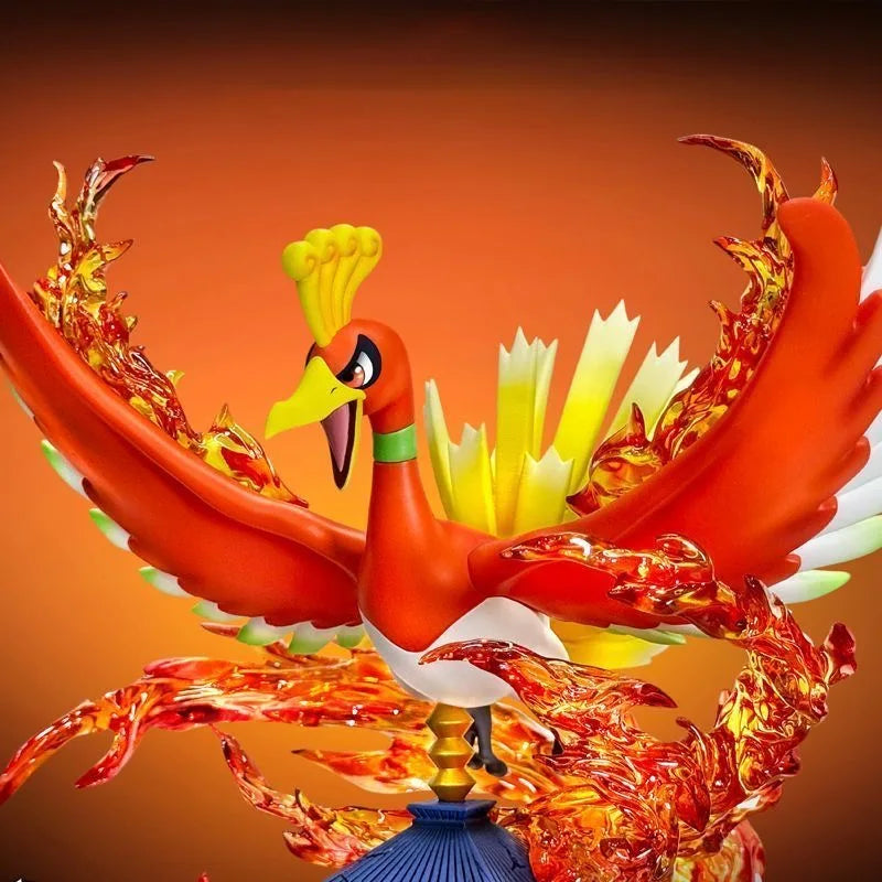 38cm Raikou/Suicune/Entei/Ho-Oh Figures 14.96inch Pvc Desktop Ornamen Figurine Collection Model Toys Gifts