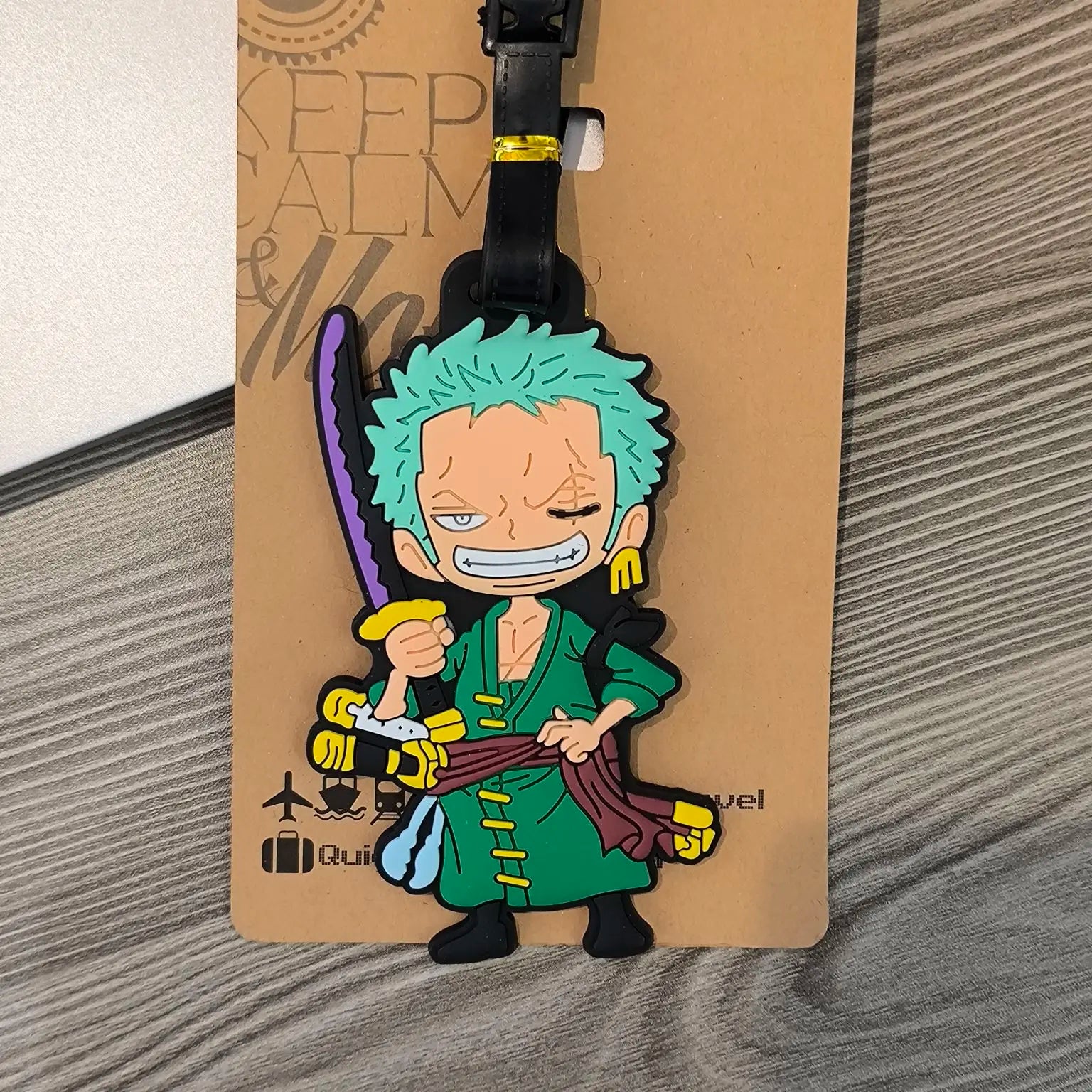 Anime One Piece Boarding Check in Hang Tag Accessories Joba Lu Fei Suolong Luggage Tag Cute Creativity