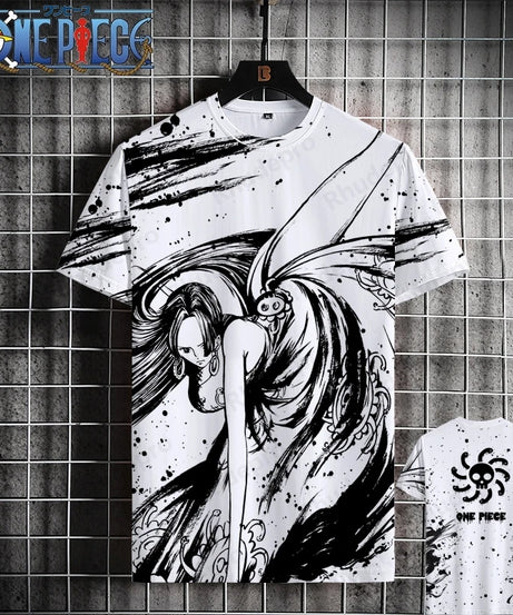 Luffy One Piece 3D Printed T-Shirt – Unisex Summer Anime Tee